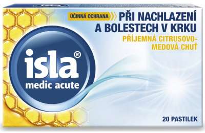 Isla Medic Acute citrus-med 20 pastilek